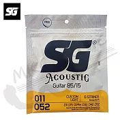 SG 黃銅 ⽊吉他弦 0.011~0.052(SG-6686)
