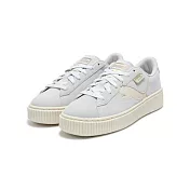 PUMA Suede Platform Cutout Wns 女休閒鞋-灰-39723303 UK3.5 灰色