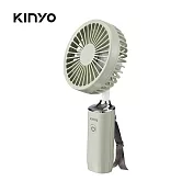【KINYO】手持充電風扇3.8吋| USB充電|便攜|手持風扇 UF-187 綠