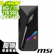 MSI 微星 Infinite S3 14NUC5-1468TW(i5-14400F/16G/1TB+1TB SSD/GTX1650-4G/W11P)