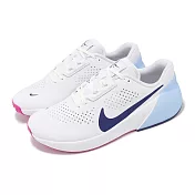 Nike 訓練鞋 Air Zoom TR 1 男鞋 白 藍 麂皮 緩衝 氣墊 穩定 多功能 運動鞋 DX9016-102