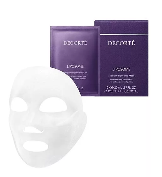 DECORTE黛珂 LIPOSOME 肌活全能面膜 DECORTE黛珂 LIPOSOME肌活全能面膜,6片裝,每片20mL,總容量120mL。富含高濃度活性成分,深入肌膚修復保養,提升肌膚彈性與保濕力,適合日常使用,讓肌膚煥發健康光采。