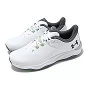 Under Armour 高爾夫球鞋 Drive Pro SL Wide 男鞋 寬楦 白灰 防水鞋面 緩衝 抓地 運動鞋 UA 3026921100