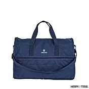 【HAPI+TAS】日本原廠授權 摺疊旅行袋 (小)- 霧面深藍