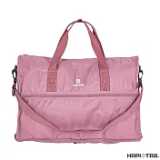 【HAPI+TAS】日本原廠授權 摺疊旅行袋 (大)- 霧面粉色