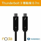 noda Thunderbolt 3 Type-C傳輸線 70CM
