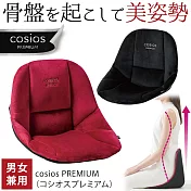 cosios PREMIUM 美姿調整椅 腰背支撐 骨盤支撐 日本Sun Family公司出品 黑