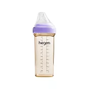 【hegen】金色奇蹟PPSU多功能方圓型寬口奶瓶 330ml  - 漾紫
