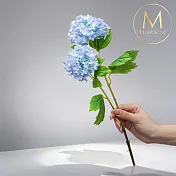 【Floral M】京都夏日繡球千鳥藍仿真花花材（3入/組）