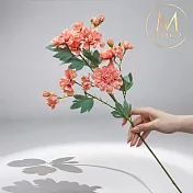 【Floral M】居家花仙子芍藥柔和桃仿真花花材（1入/組）