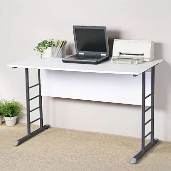 《Homelike》馬克120cm書桌-白色加厚桌面
