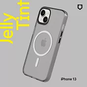 犀牛盾 iPhone 13 (6.1吋) JellyTint(MagSafe 兼容)磁吸透明防摔手機殼(抗黃終生保固)- 酷墨灰
