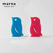 【日本Marna】企鵝造型菜瓜布 顏色隨機(原廠總代理)