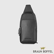 【BRAUN BUFFEL】德國小金牛 台灣總代理 維克多-D 胸包-黑色/BF512-22-BK