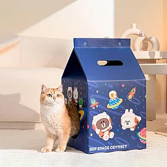 【LINE FRIENDS】Space系列牛奶盒貓抓窩/貓抓板