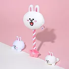 【LINE FRIENDS】經典系列寵物繩結發聲玩具(五款任選) 兔兔