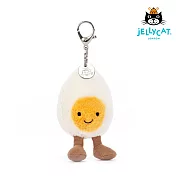 英國 JELLYCAT 鑰匙圈/吊飾 Amuseable Happy Boiled Egg Bag Charm 趣味水煮蛋