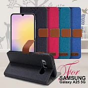 GENTEN for Samsung Galaxy A25 5G 自在文青風支架皮套 粉色
