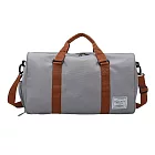 DF Queenin - 休閒輕旅行多背法大容量旅行袋 - 多色可選 灰色 灰色