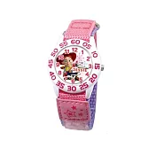 DF童趣館 - 迪士尼日本品牌機芯數字殼休閒織帶兒童手錶 - 多款可選 翠絲 翠絲