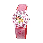 DF童趣館 - 迪士尼日本品牌機芯數字殼休閒織帶兒童手錶 - 多款可選 TSUMTSUM粉 TSUMTSUM粉