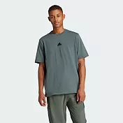 ADIDAS M CE Q1 T 男短袖上衣-綠-IN3709 L 綠色