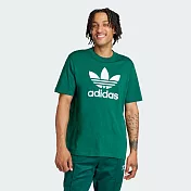 ADIDAS TREFOIL T-SHIRT 男短袖上衣-綠-IR7976 L 綠色
