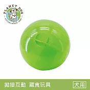 Planet Dog 互動益智球 3色 漏食球 藏食玩具 拋接球玩具 彈力球 狗玩具 慢食球 益智玩具 中大型犬 - 68792互動益智球-綠