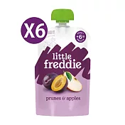 【英國Little Freddie】寶寶果昔-蘋果黑棗100gX6