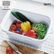 日本製 ISETO 伊勢藤 廚房用伸縮洗滌籃 6.6L     洗菜 洗碗 浸泡 收納