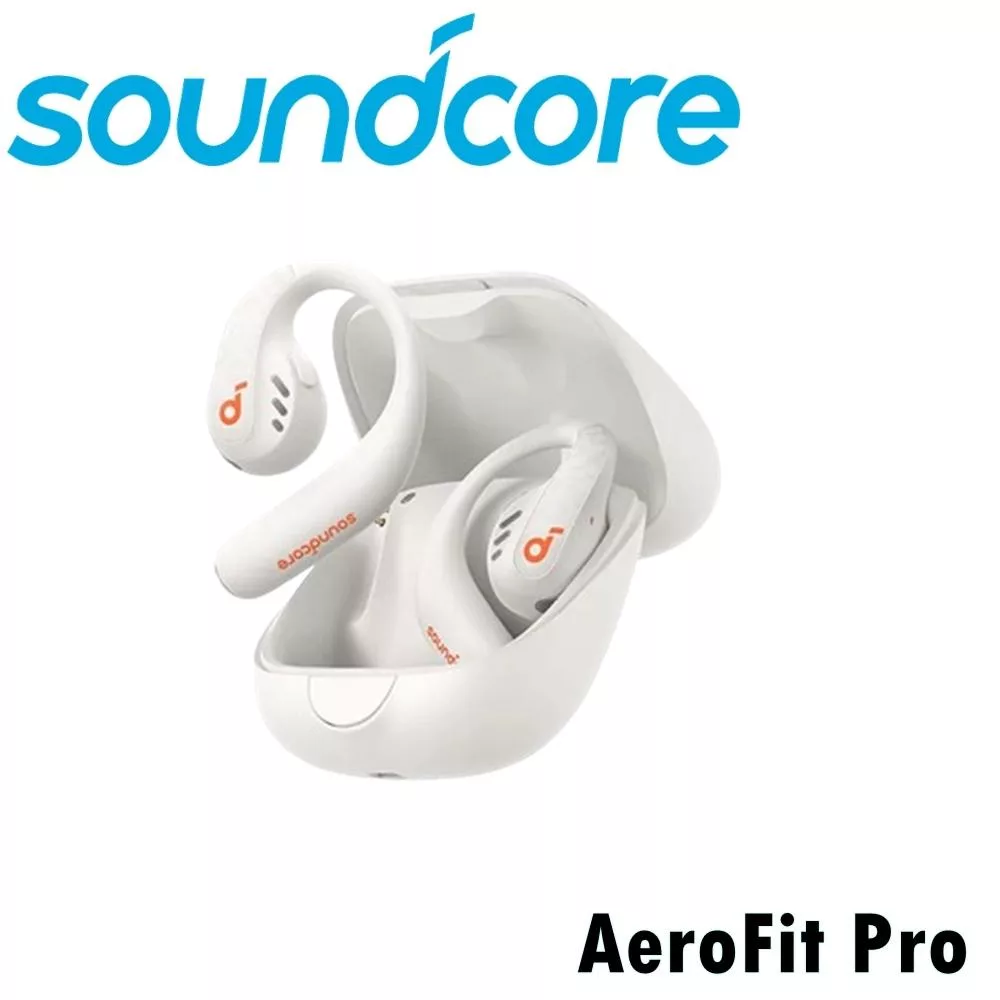 Soundcore AeroFit Pro氣傳導開放式 驚艷舒適 大開耳界 真無線藍牙耳機 公司貨保固2年 2色 白色