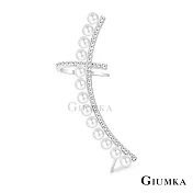 GIUMKA．珍珠耳骨耳環．中性．十字造型 無 耳環單支