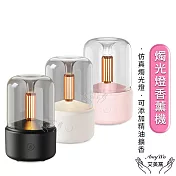 【Amywo艾美窩】燭光燈香薰機IM-120 小夜燈 香氛機 水氧機 加濕器 USB充電 香薰機 氛圍燈 白色