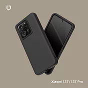 犀牛盾 小米Xiaomi  13T / Xiaomi 13T Pro共用 SolidSuit 經典防摔背蓋手機保護殼- 經典黑