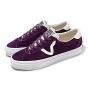 Vans 休閒鞋 Sport 73 男鞋 紫 白 Premium 低筒 麂皮 華夫格大底 板鞋 VN000CQBWNE