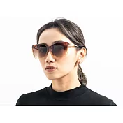 2is SaiC 太陽眼鏡│大框型墨鏡│咖啡色│抗UV400