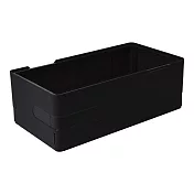 【O-Life】 摺疊收納盒/小物整理盒/可堆疊收納盒/桌上整理盒 黑色