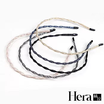 【Hera赫拉】韓版流行款超細布質波浪髮箍-五色 鐵灰