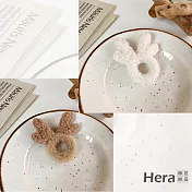 【Hera赫拉】韓國網紅毛絨鹿角熊耳朵貓耳朵髮圈-2入 H2021110903 E 白色鹿角 + F 咖色鹿角