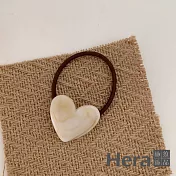 【Hera赫拉】韓國水墨極簡大理石新款髮圈 H111031401 米色