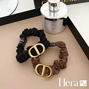 【Hera赫拉】韓國氣質字母優雅東大門髮圈 H111041208 咖色