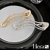 【Hera赫拉】金屬風波浪馬尾夾 H111061501 銀色