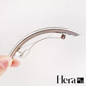【Hera赫拉】簡約弧形馬尾一字夾 L1110072704 銀色