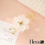 【Hera赫拉】優雅山茶花透明香蕉夾 L111080907 白色