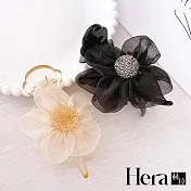 【Hera赫拉】水鑽大花朵香蕉夾 L111080911 黑色