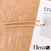 【Hera赫拉】韓系簡約珍珠髮簪 L111083002 玫瑰金