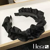 【Hera赫拉】韓系皺褶質感髮箍 L111083008 黑色