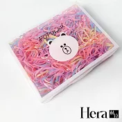 【Hera赫拉】果凍色系橡皮筋髮圈2000入盒 L111081605 果凍色