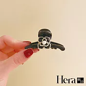 【Hera赫拉】高級珍珠山茶花小抓夾 H111110107 黑色