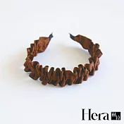 【Hera赫拉】森林系花邊褶皺髮箍 H112020208 咖色